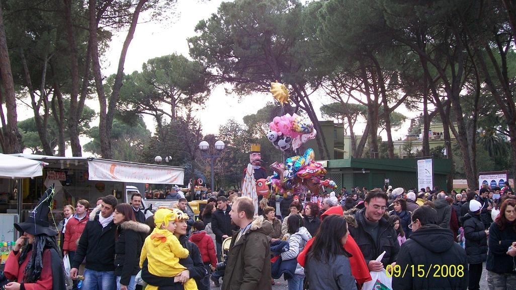 Il Carnevale ieri a Guidonia (Roma)