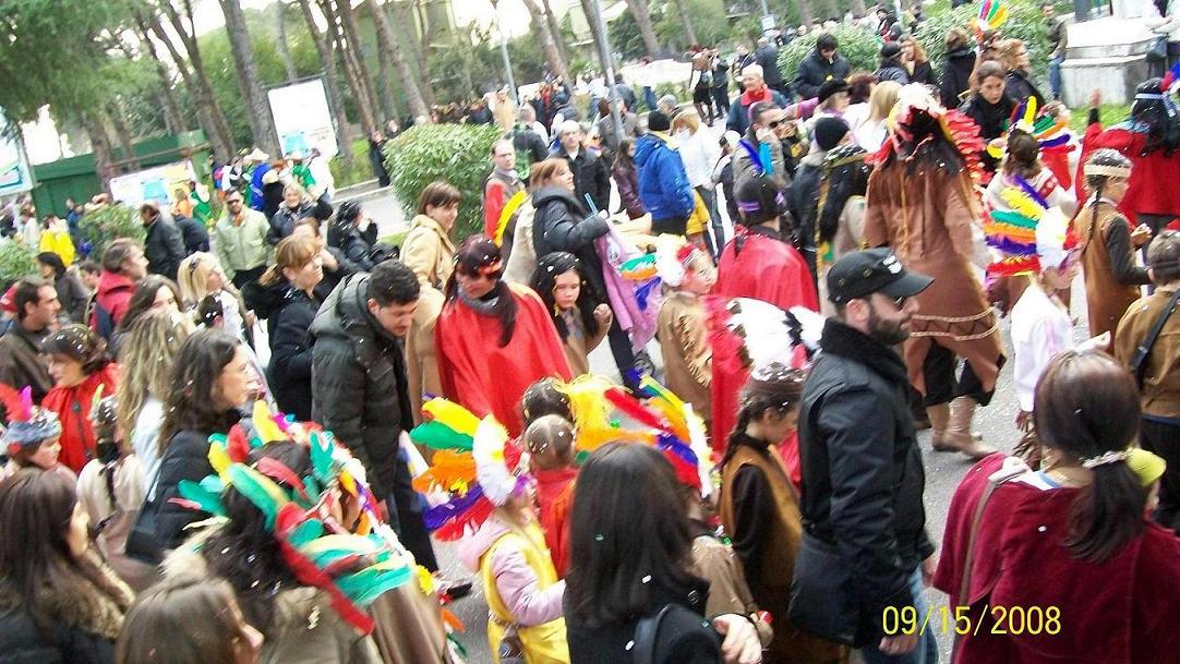 Il Carnevale ieri a Guidonia (Roma)