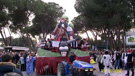 Il Carnevale ieri a Guidonia (Roma)