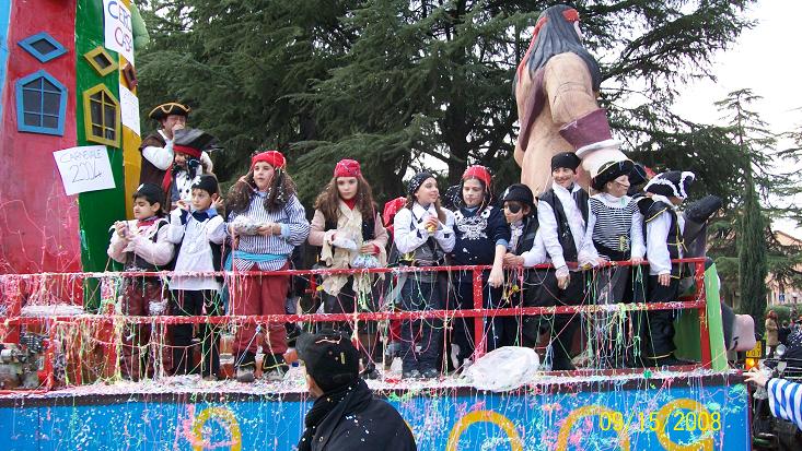 Il Carnevale ieri a Guidonia (Roma)