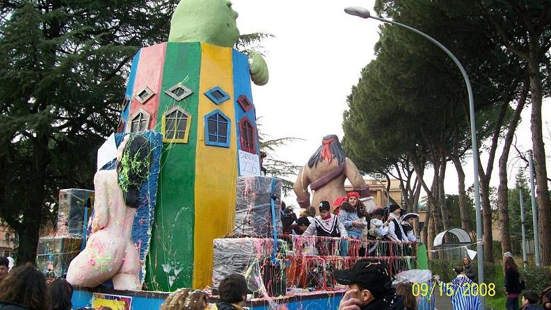 Il Carnevale ieri a Guidonia (Roma)