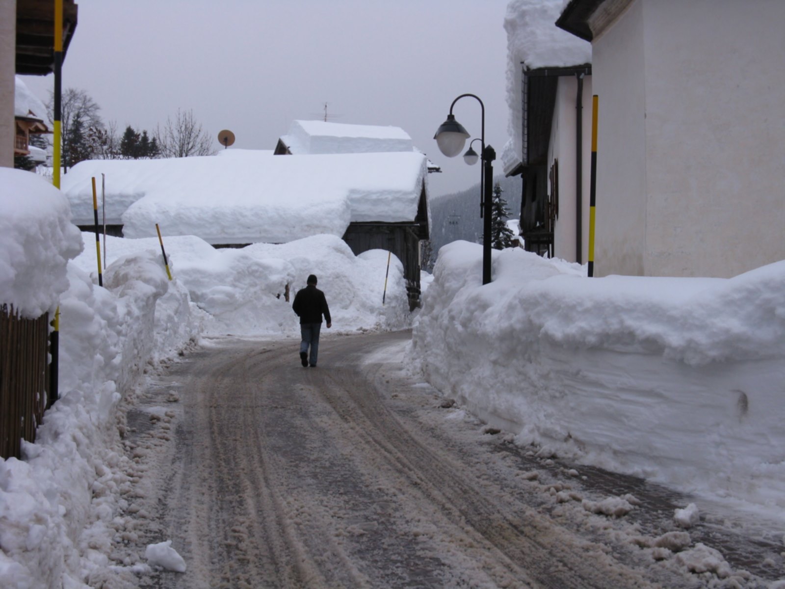 Nevicata in Dolomiti