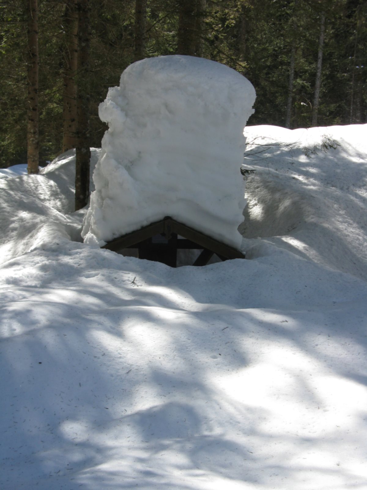 Nevicata in Dolomiti