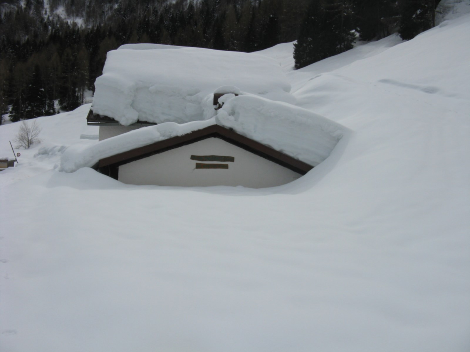 Nevicata in Dolomiti