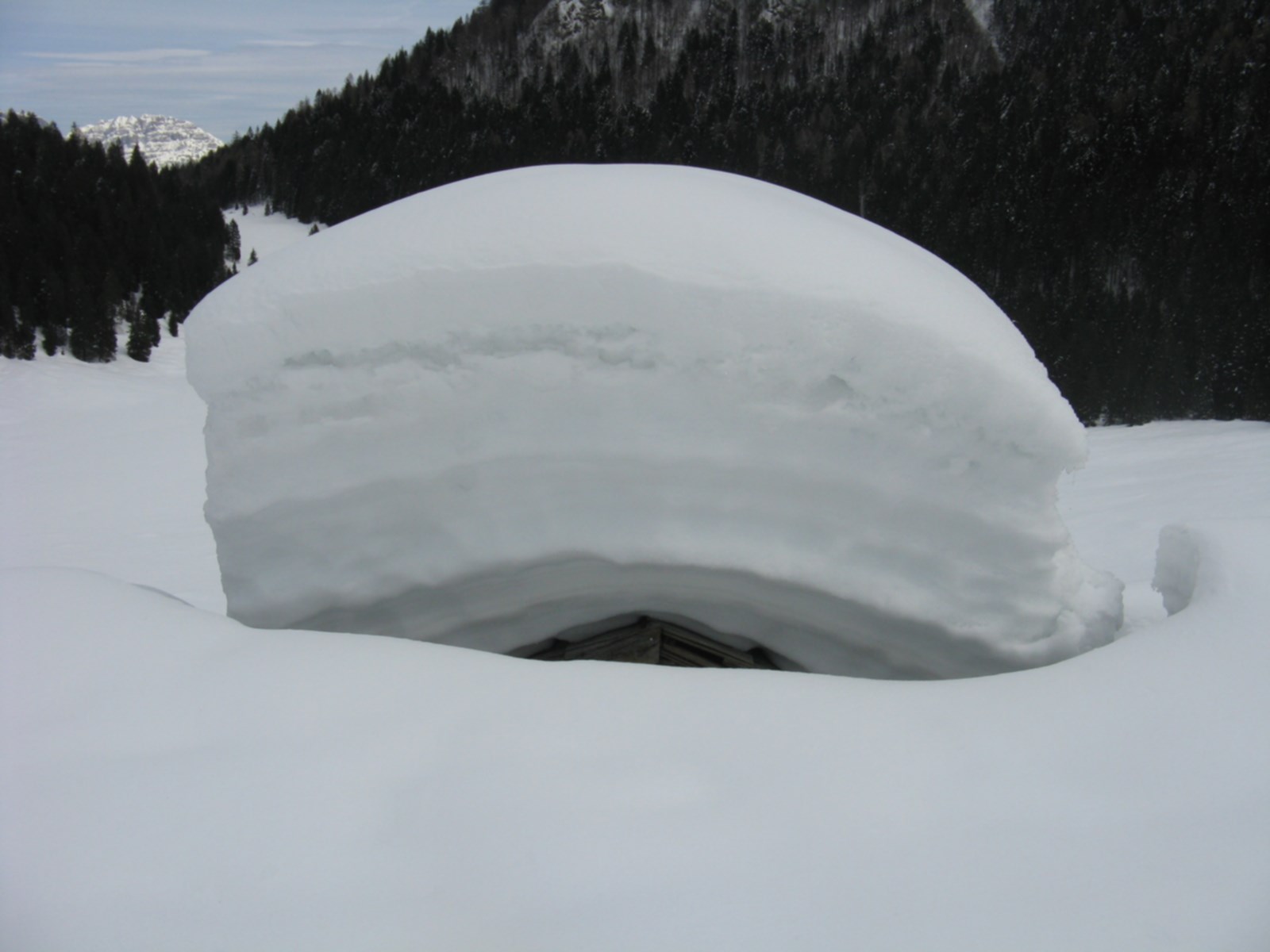 Nevicata in Dolomiti