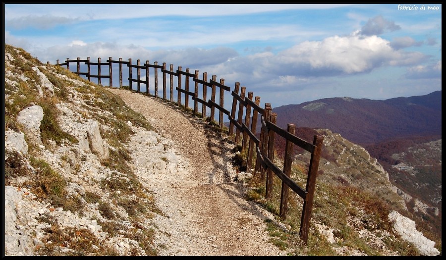 Monti Simbruini - salita tra le faggete del monte Autore