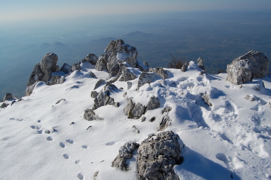 Monte Gennaro 1271 mt. - ghiaccio e neve alle porte di Roma