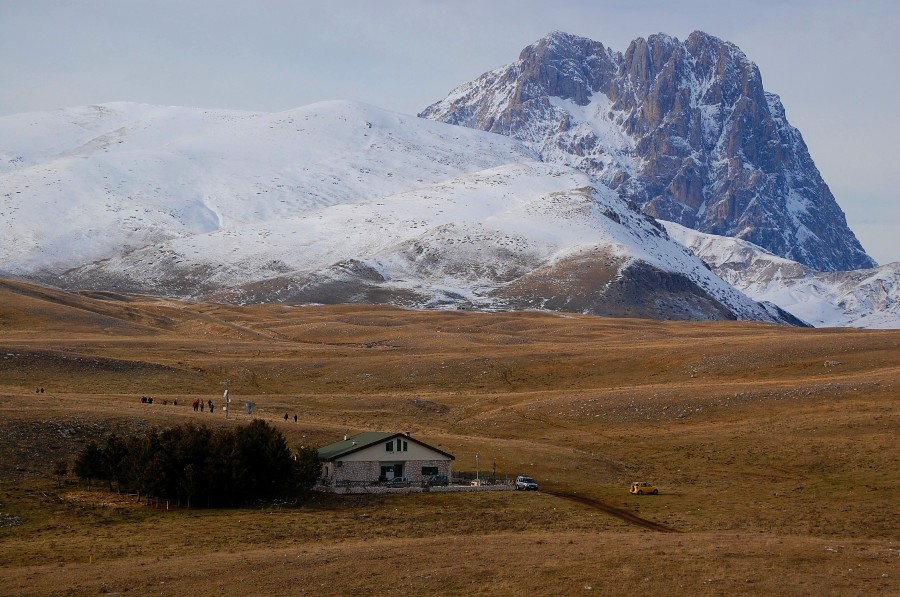 Zucchero a velo sull''altopiano di Campo Imperatore