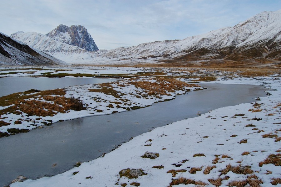 Zucchero a velo sull''altopiano di Campo Imperatore