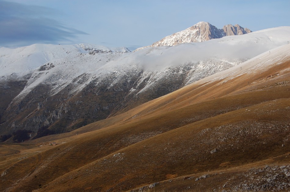 Zucchero a velo sull''altopiano di Campo Imperatore
