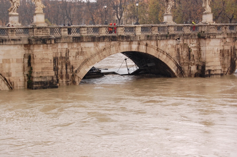 La piena del Tevere
