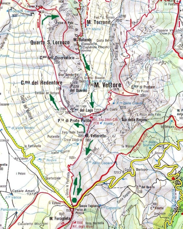 Monti Sibillini - l''anello lungo le creste del Redentore