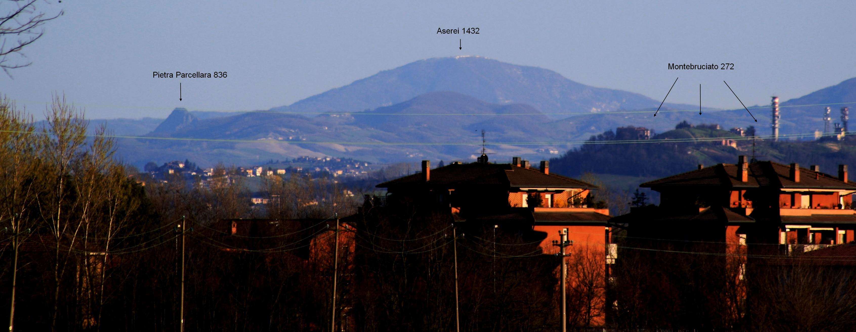 appennino settentrionale dalla pianura padana