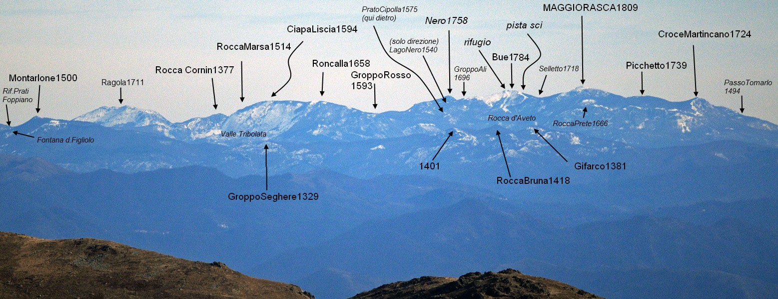 Gli Appennini visti da Bergamo