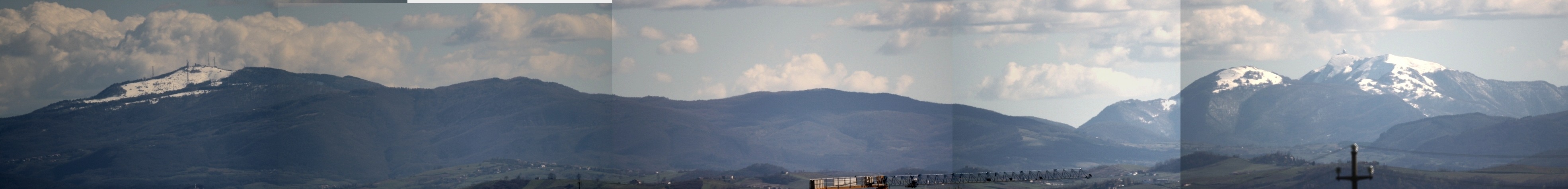 appennino settentrionale dalla pianura padana