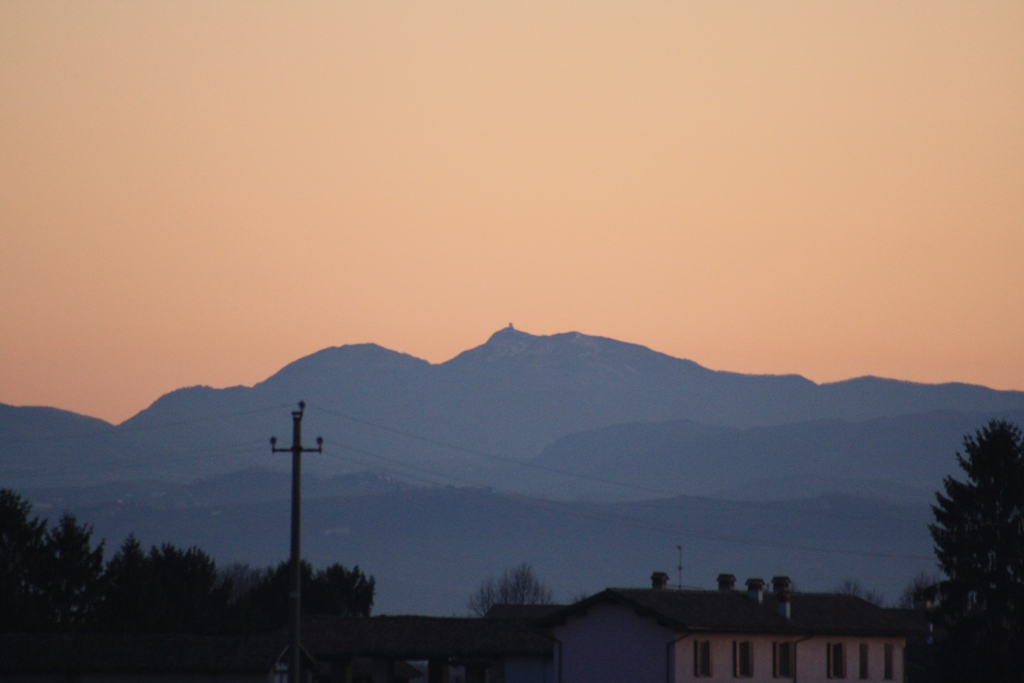 appennino settentrionale dalla pianura padana