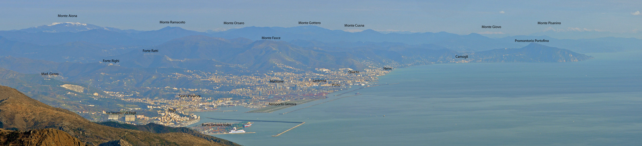 Genova dal Monte Reixa