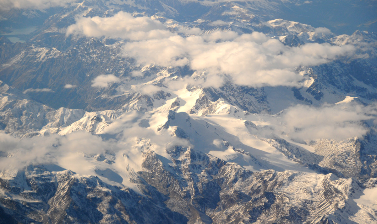 Il Bernina visto dall'' alto