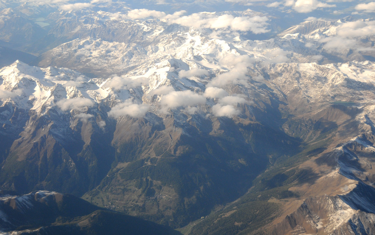 Il Bernina visto dall'' alto