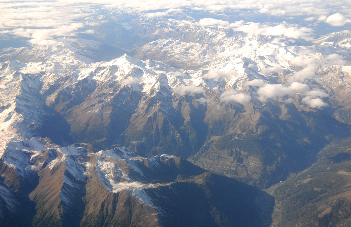 Il Bernina visto dall'' alto