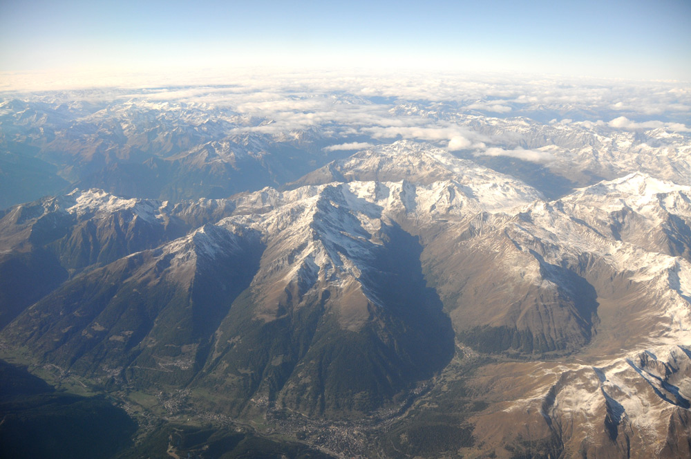 Il Bernina visto dall'' alto