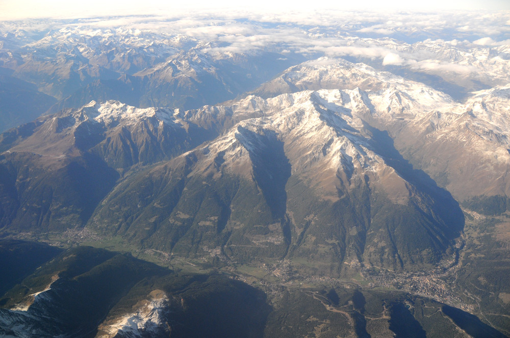 Il Bernina visto dall'' alto