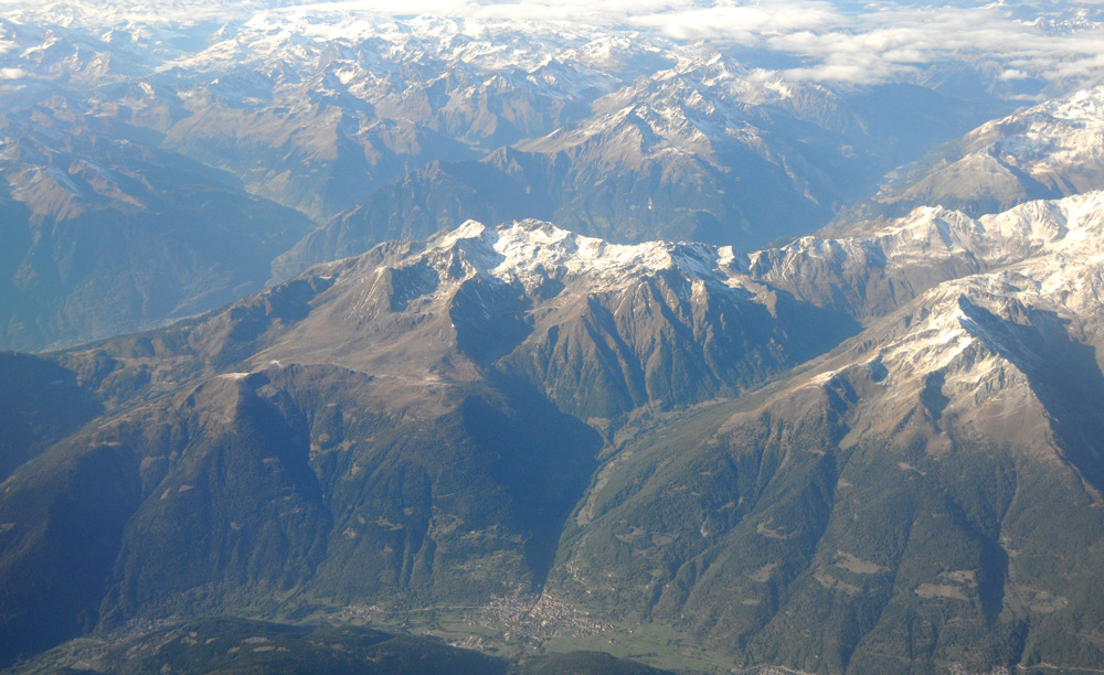 Il Bernina visto dall'' alto