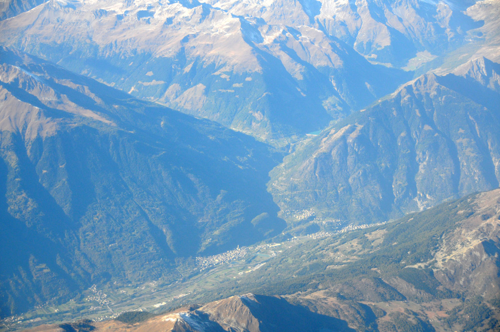 Il Bernina visto dall'' alto