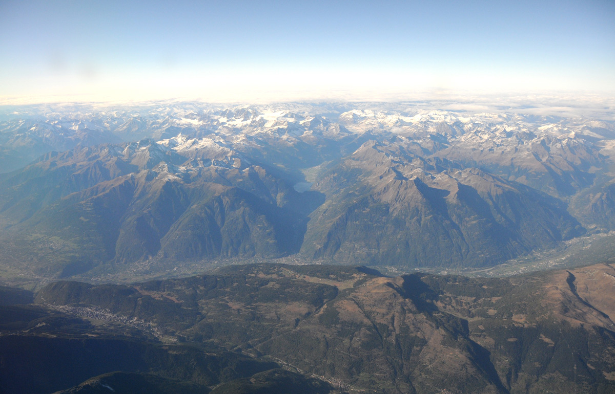 Il Bernina visto dall'' alto