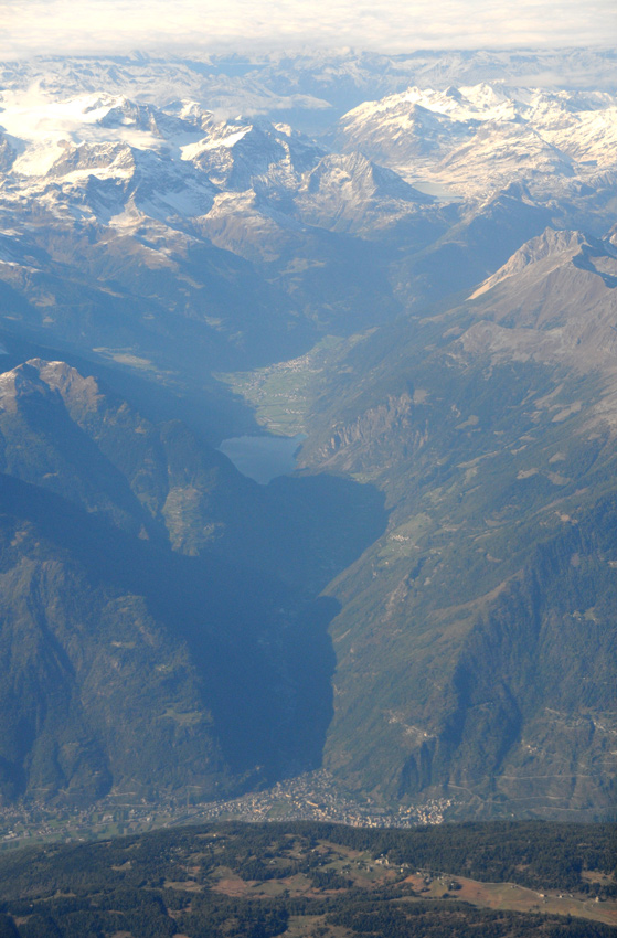 Il Bernina visto dall'' alto