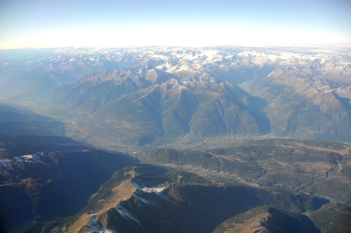 Il Bernina visto dall'' alto