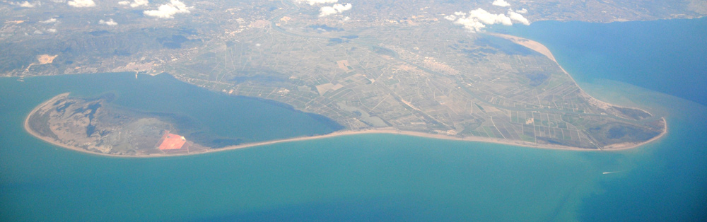 Il delta dell'' Ebro dall'' alto