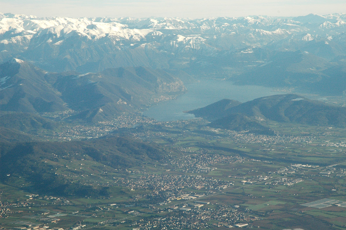 Il Lago di Iseo visto dall'' alto