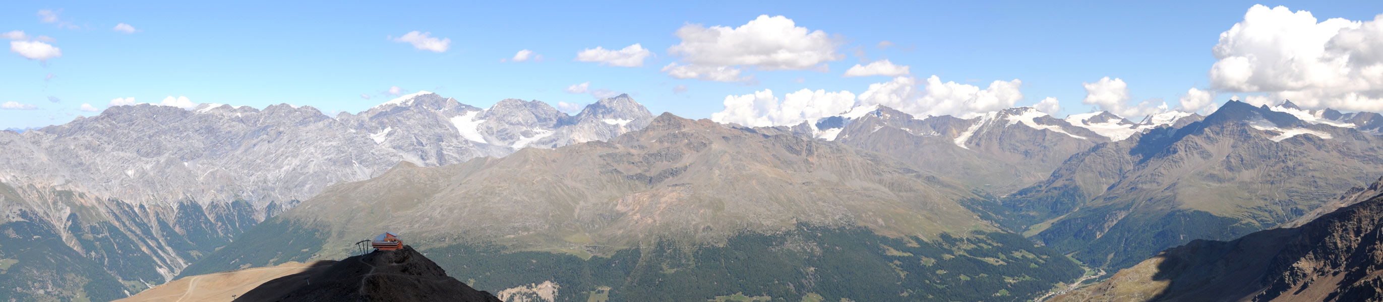 Il Bernina visto dall'' alto