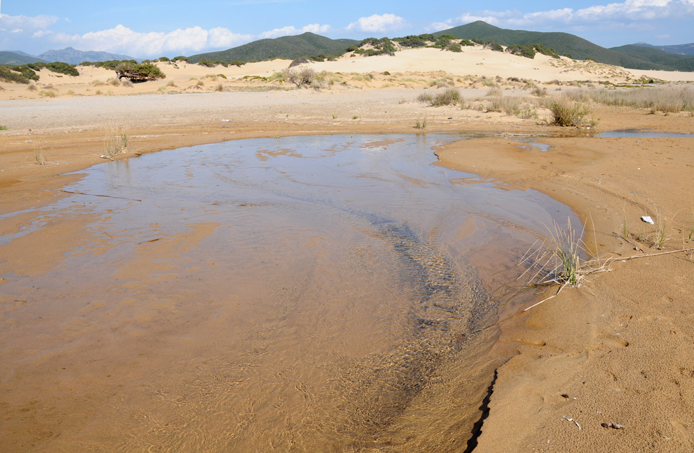 Rio Piscinas, il fiume rosso