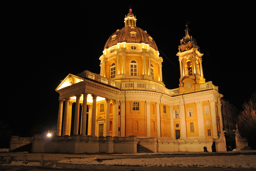 La Basilica ed il colle di Superga