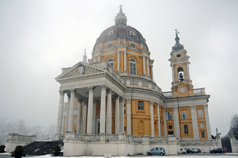 La Basilica ed il colle di Superga