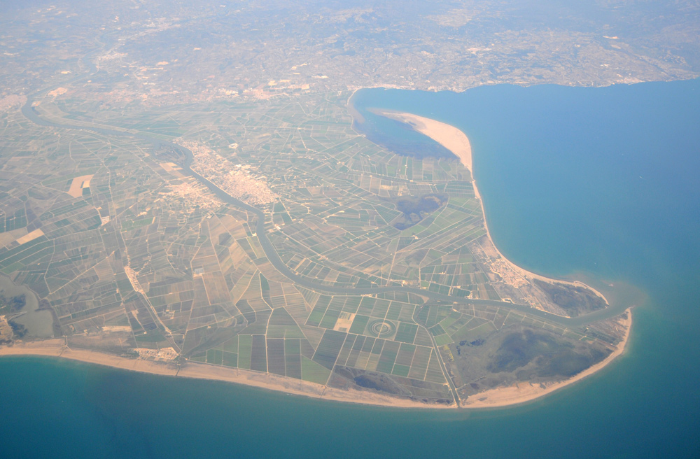 Il delta dell'' Ebro dall'' alto
