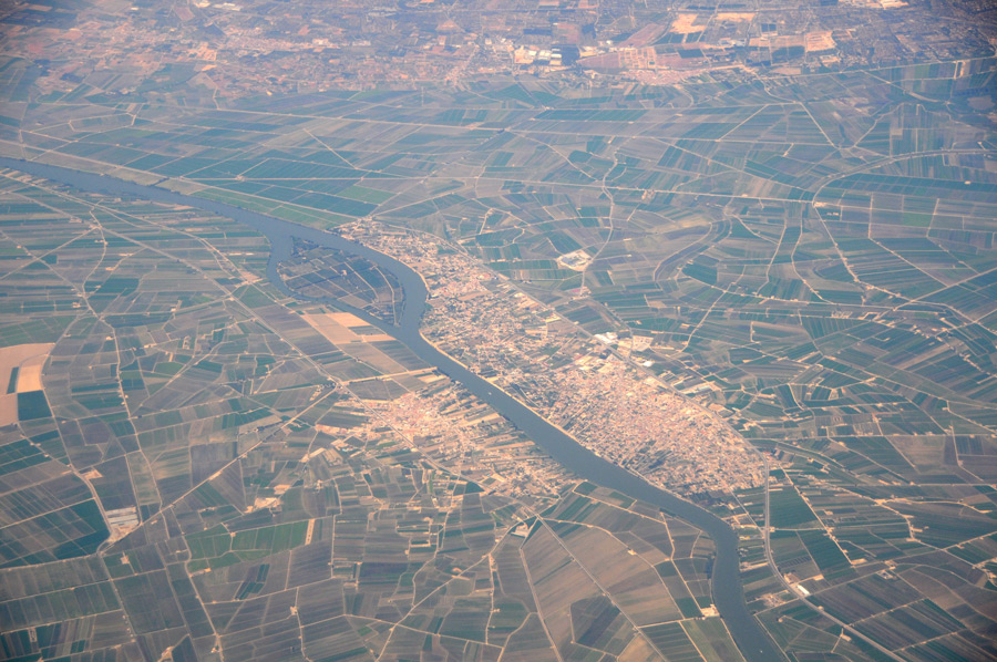 Il delta dell'' Ebro dall'' alto