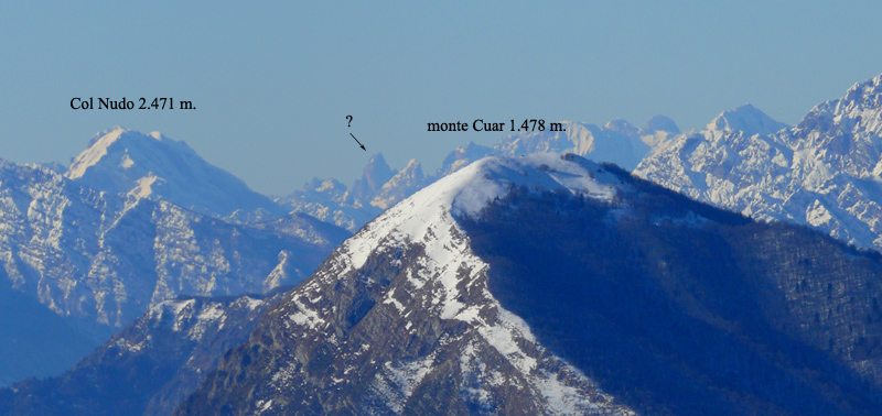Identificazione cima alpi nord orientali