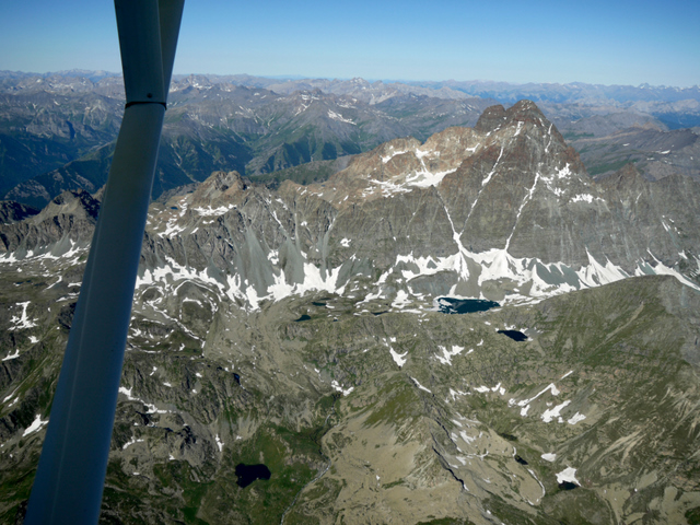 in volo sul Monviso