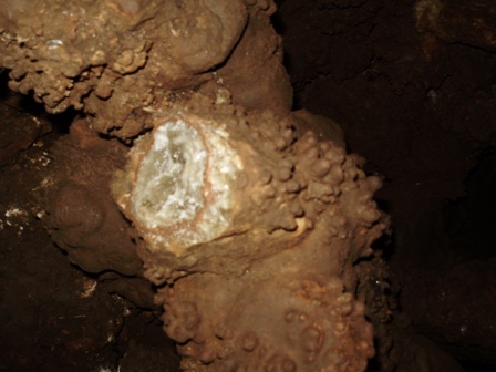 concrezione a dente di cane