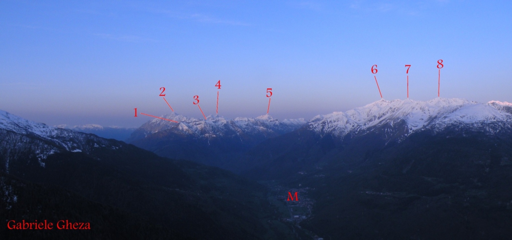 panorama da Malga Stain
