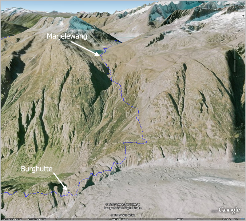 Un giretto intorno al ghiacciaio dell''Aletsch