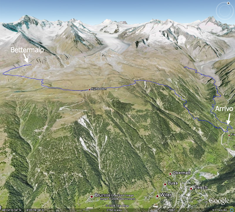 Un giretto intorno al ghiacciaio dell''Aletsch