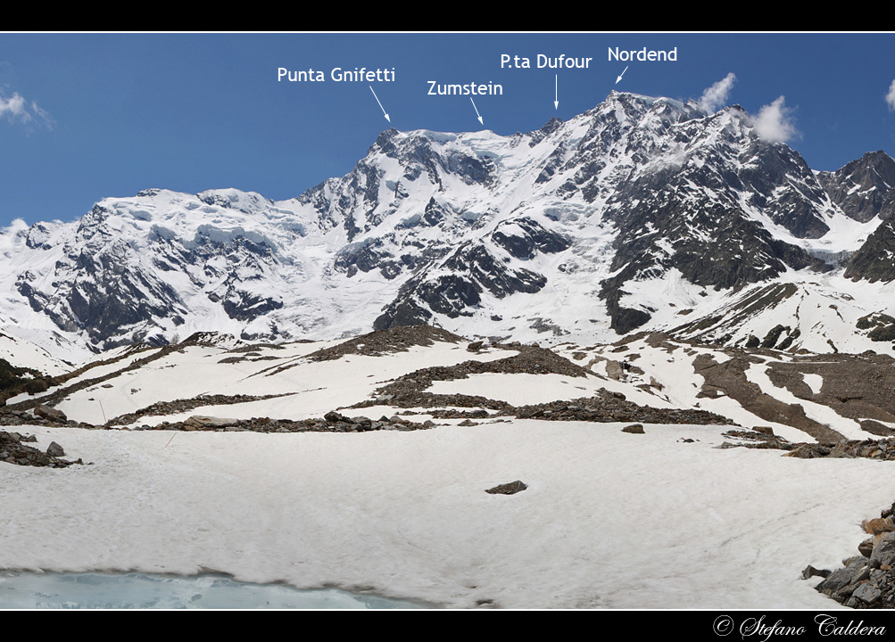 Monte Rosa e Cervino da diverse prospettive