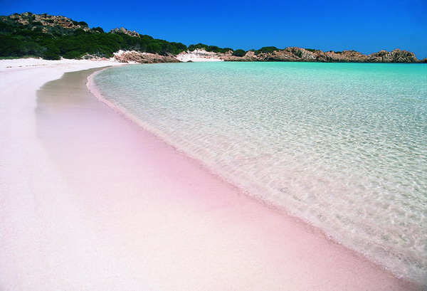  Розовый пляж
