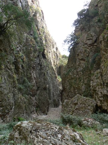 canyon is strintus  de antoni sanna (Sulcis)
