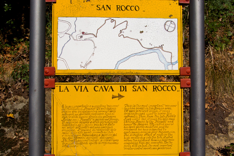 Sorano e la Via Cava di San Rocco