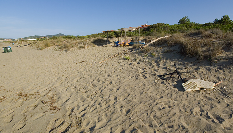 Il litorale alla Fiumara di Marina di Grosseto